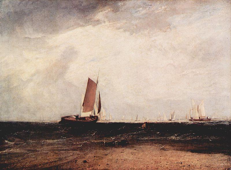 Joseph Mallord William Turner Fischen am Blythe-sand, die Flut setzt ein France oil painting art